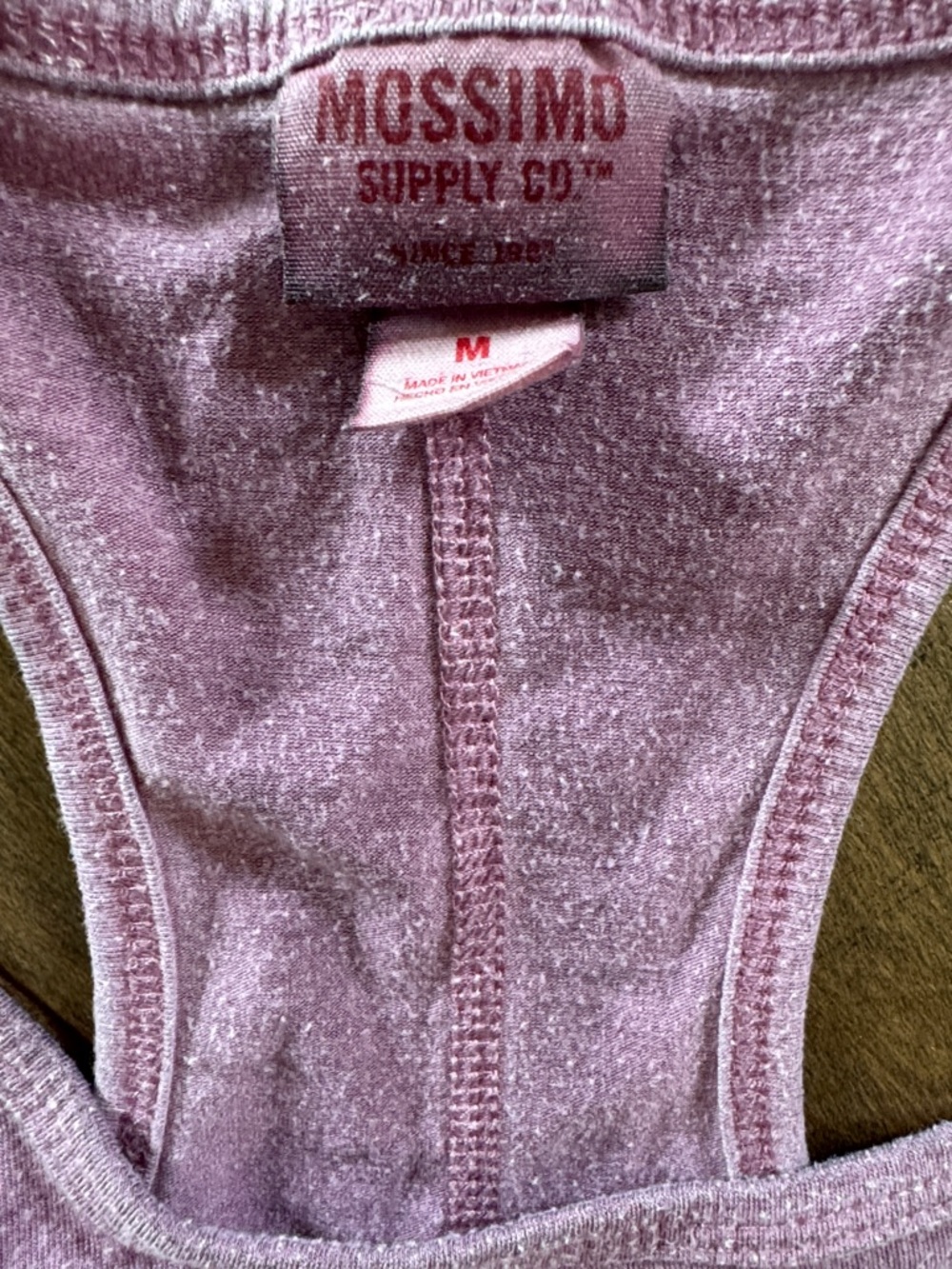 Massimo Lavender Racerback Tank Top - Picture 2 of 2